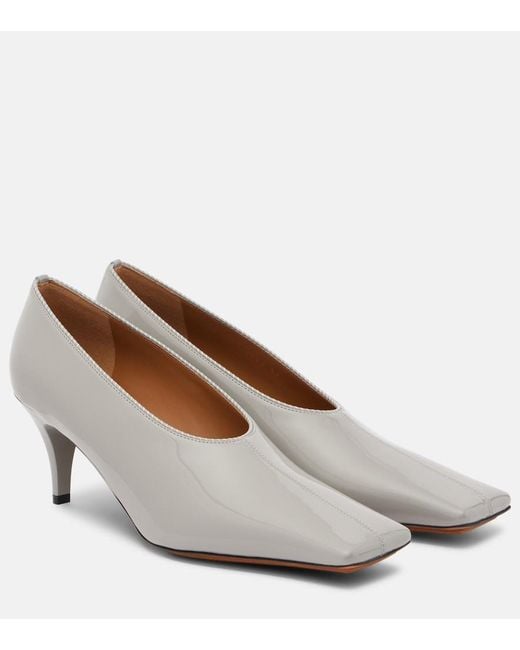 Stella McCartney White Coated Pumps