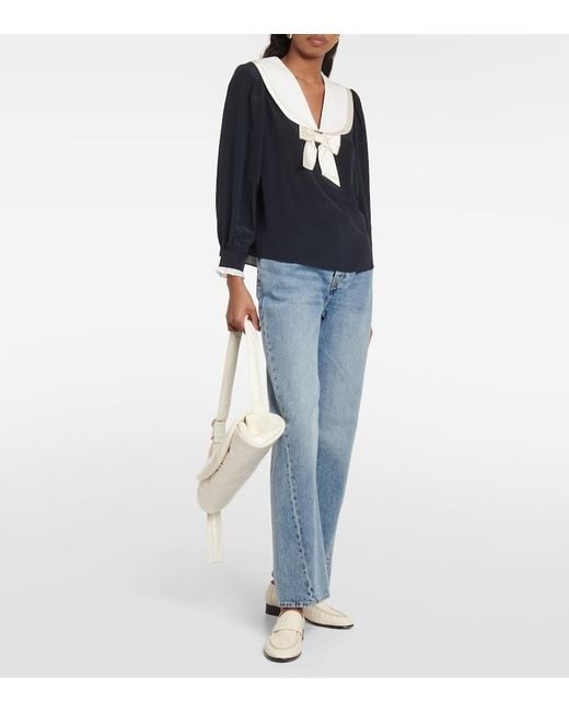 Blusa Eimer di Rixo in Blue