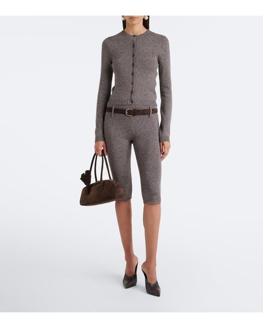 Magda Butrym Brown Wool Cardigan