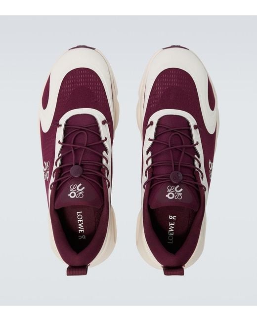 Loewe Red X On Cloudsolo Sneakers for men