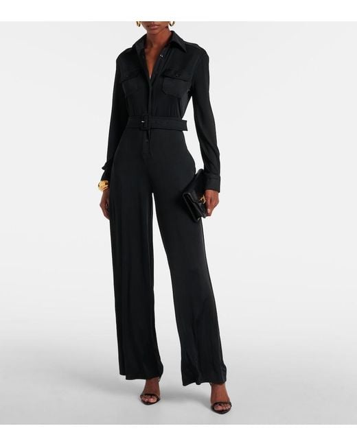 Tom Ford Black Jersey Jumpsuit