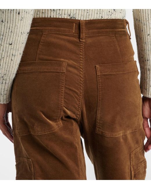 Citizens of Humanity Brown Marcelle Cotton Corduroy Cargo Pants