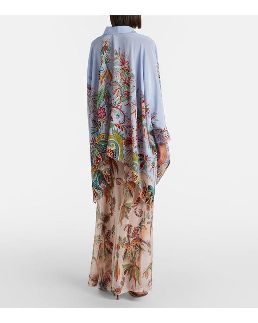 Etro Natural Printed Maxi Skirt