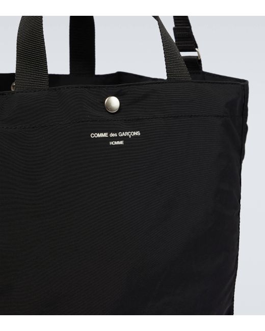 Comme des Garçons Black Grosgrain-trimmed Tote Bag for men