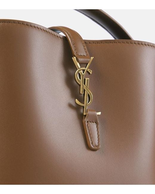 Le 37 mini bolso de hombro Saint Laurent de color Brown