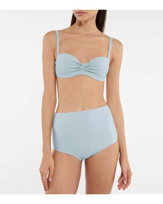 Karla Colletto Blue Basics Bikini Top