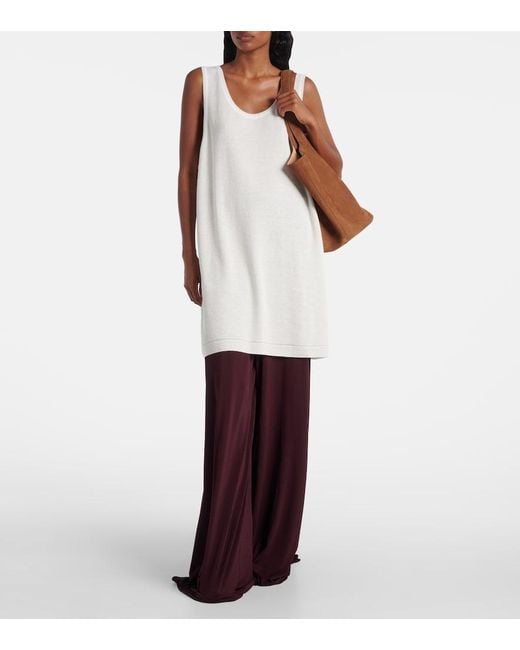 Alaïa Purple Jersey Jumpsuit
