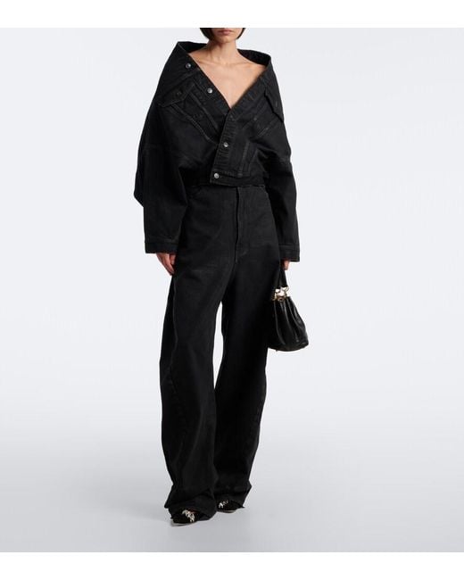 Balenciaga Black Denim Jacket