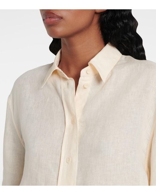 Eres White Mignonette Linen Shirt