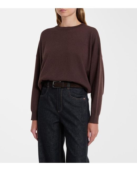 Brunello Cucinelli Brown Cashmere Sweater