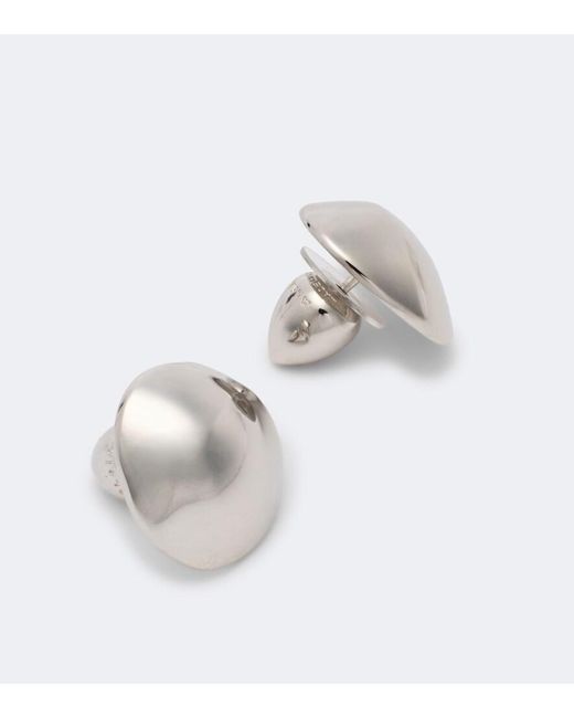Alaïa White Ohrringe Dome Small