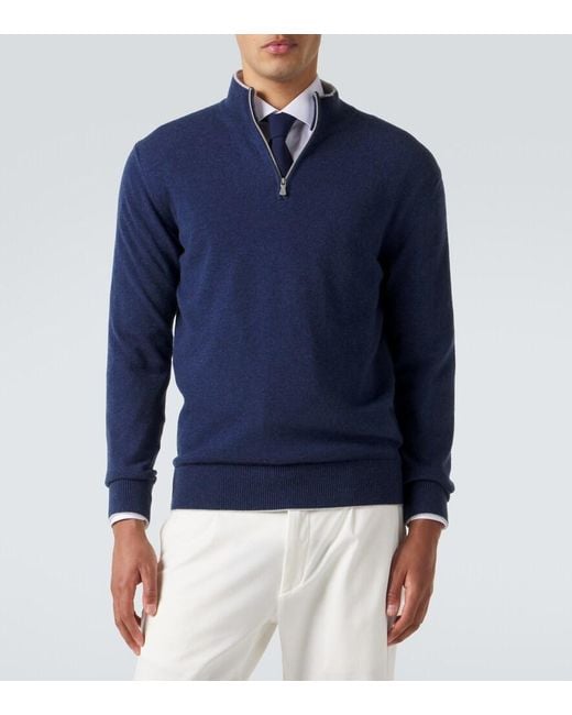Pullover di Eleventy in Blue da Uomo