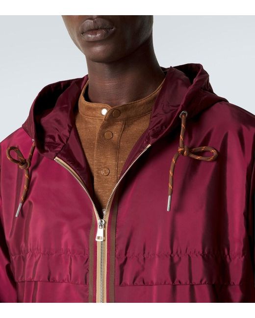 Moncler Purple Nidge Technical Jacket for men