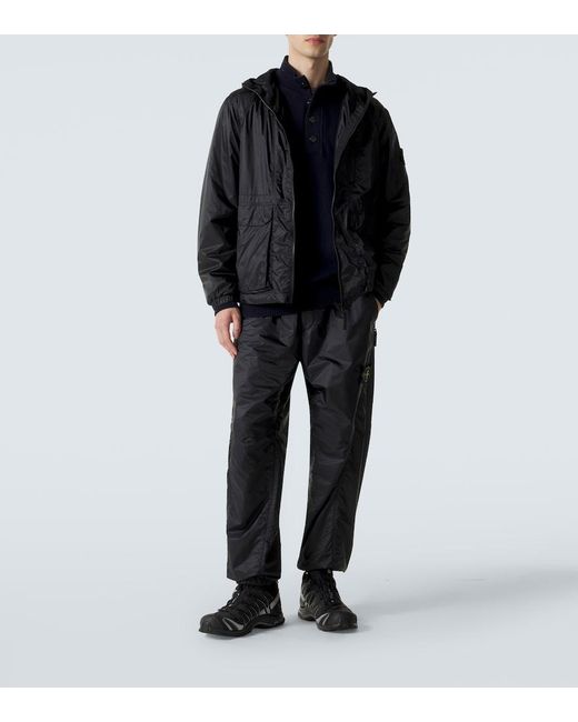 Stone Island Black Compass Sweatpants for men