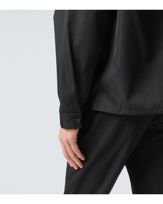 Prada Black Re-Nylon Shirt Jacket for men