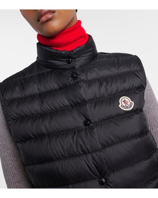 Moncler Black Liane Cropped Down Vest