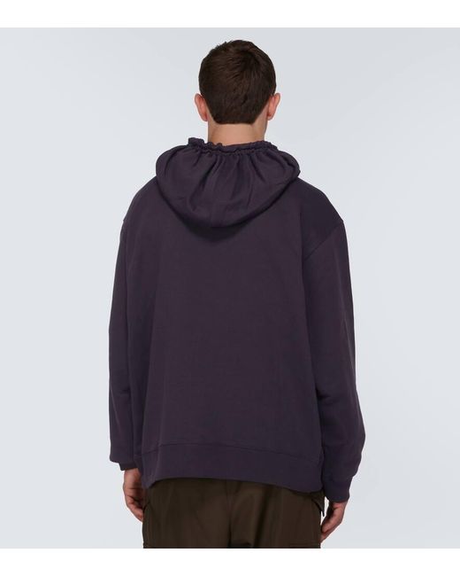 Sweat-Shirt A Capuche En Coton Dries Van Noten pour homme en coloris Blue