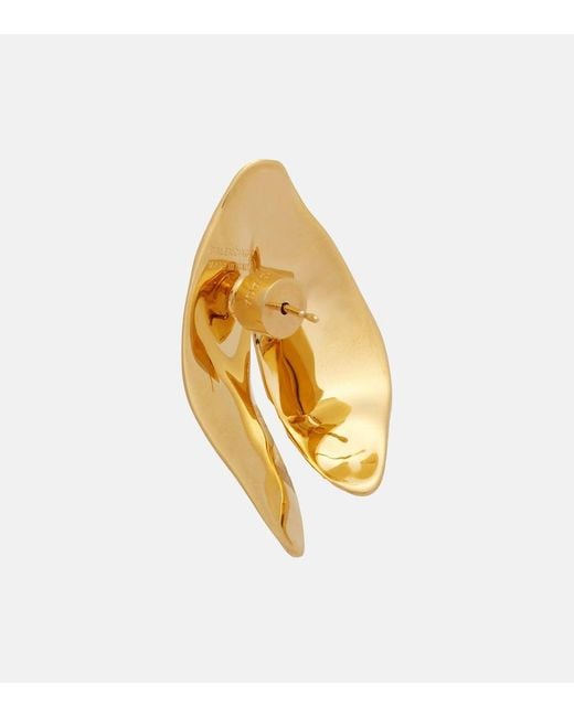 Balenciaga White Bloom Earrings