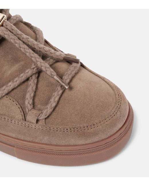 Bottines Classic Low En Daim Inuikii en coloris Brown