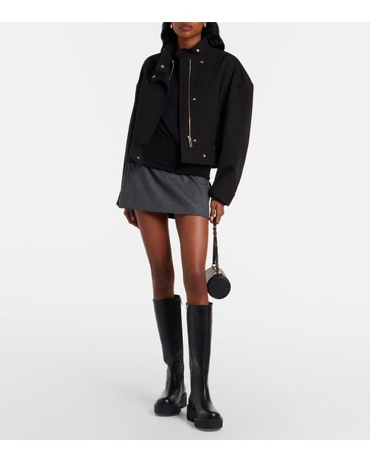 Gianvito Rossi Black Hiro Leather Mid-Calf Boots