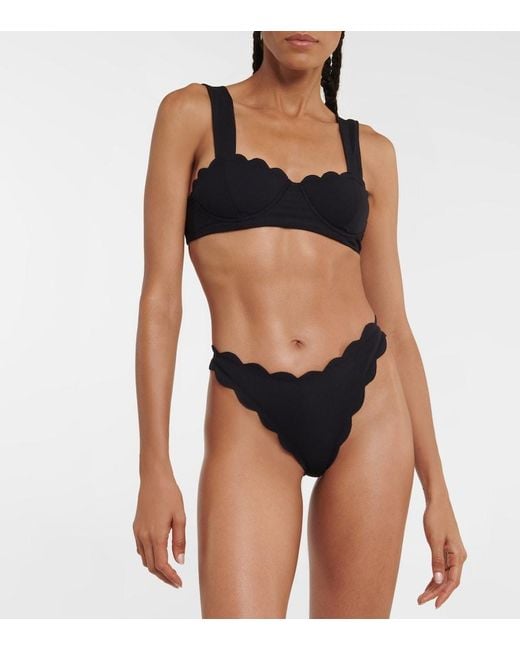 Marysia Swim Black North Bikini Top