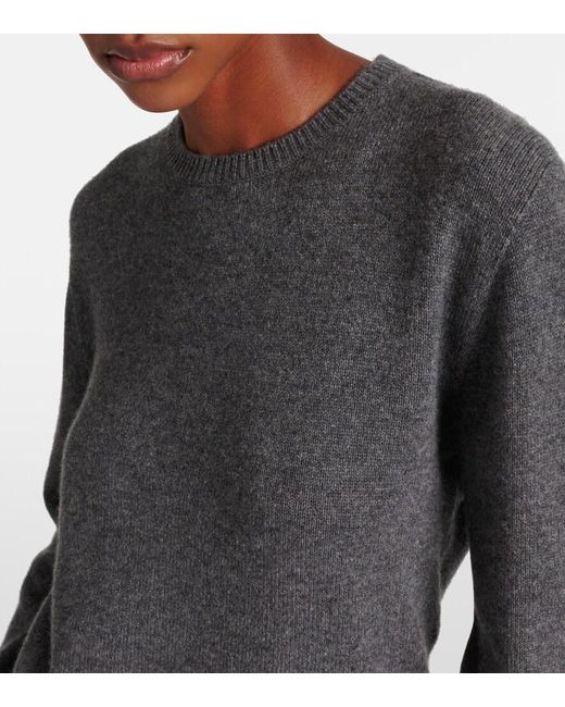 The Row Gray Jayad Cashmere Sweater