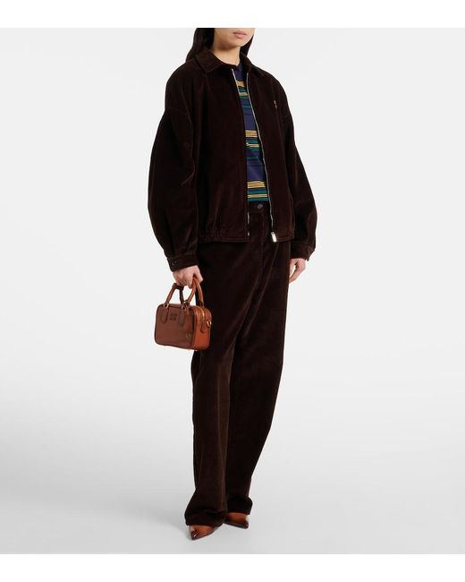 Miu Miu Brown Arcadie Small Leather Tote Bag