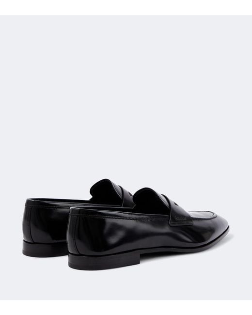 Church's Black Maesteg Leather Penny Loafers for men