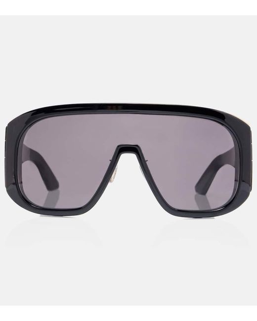 Dior Black Diorgraphique M2U Mask Sunglasses