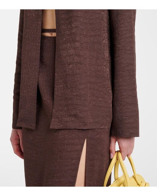 Jacquemus Brown Notte Top