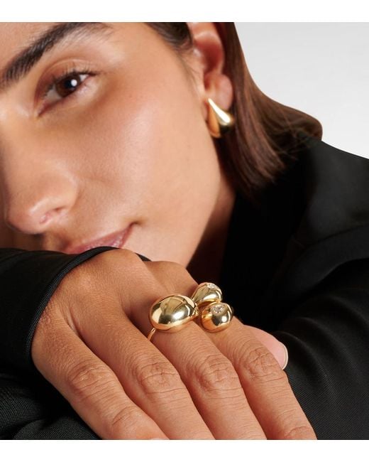 Mateo White Water Droplet 14Kt Ring