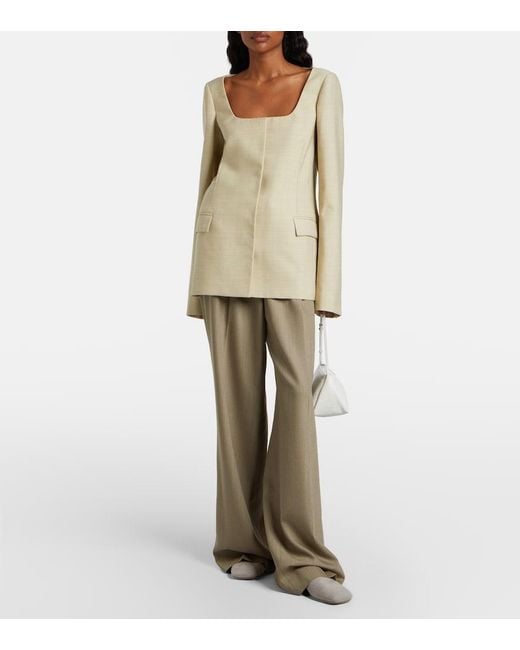 Calvin Klein White Hugh Suede Slippers