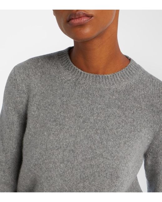 Khaite Gray Leta Cashmere Sweater