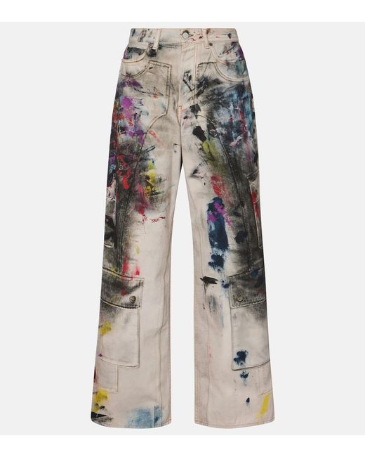 Jeans Anchos 1981 Acne de color White