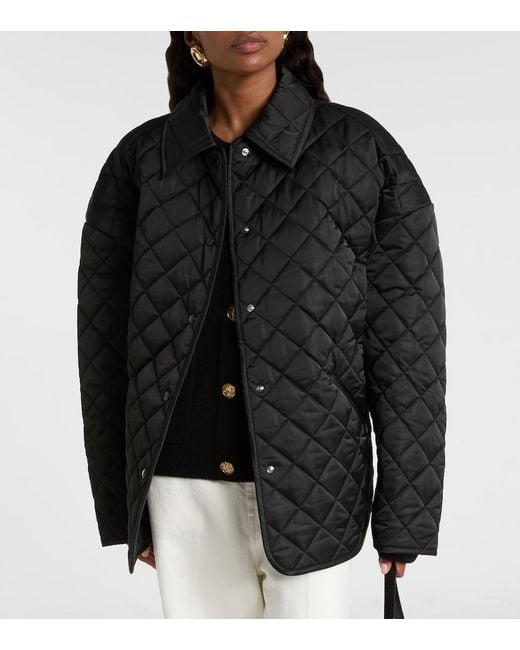 Totême Black Quilted Jacket