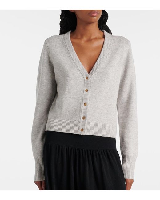 Vince White Wool And Cashmere Cardigan