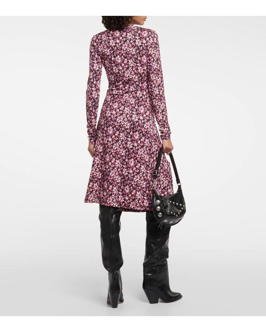 Abito Midi Lania di Isabel Marant in Purple
