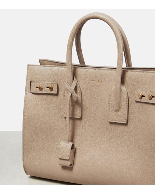 Saint Laurent Natural Tote Bag Sac De Jour Small Aus Leder