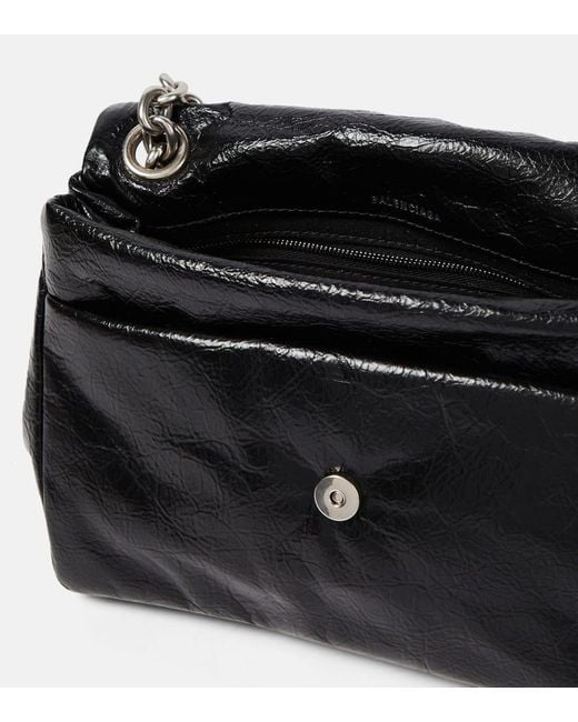 Balenciaga White Monaco Mini Bb Leather Shoulder Bag