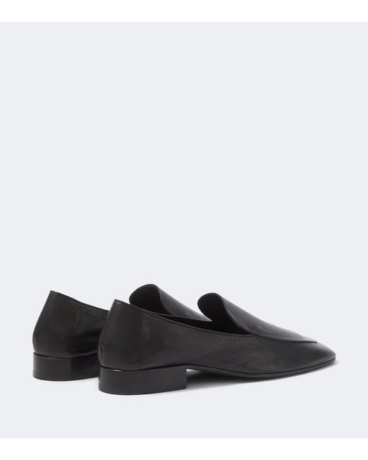 Dries Van Noten Gray Leather Loafers for men