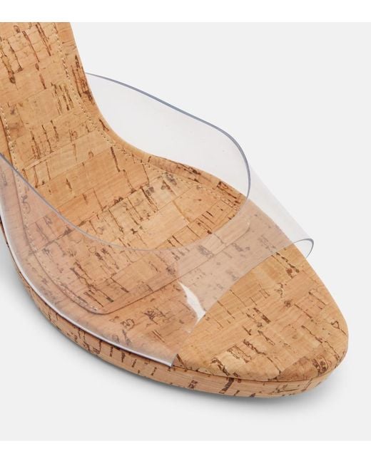 Paris Texas Natural Gala Platform Sandals