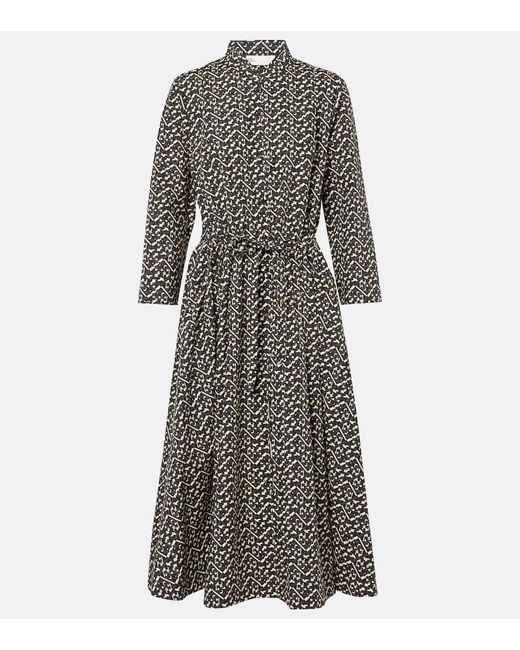 Tory Burch Gray Printed Shirt Dress