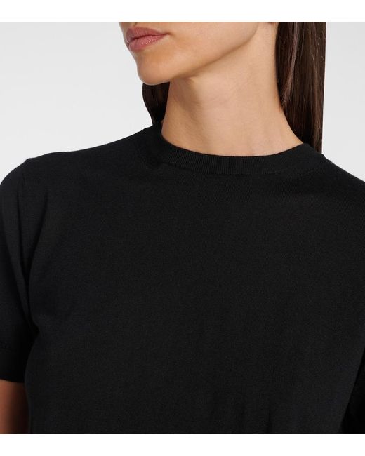 Saint Laurent Black Wool Top