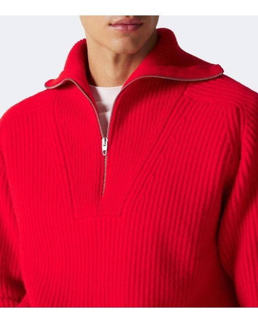 Pullover di Jil Sander in Red da Uomo