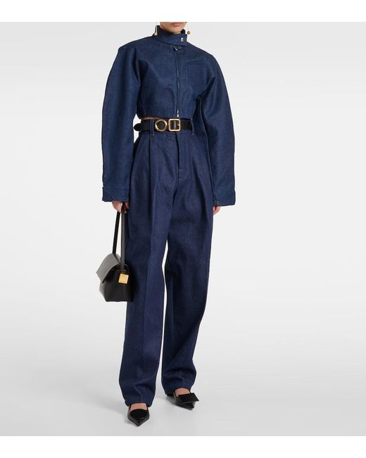 Chaqueta Cabrio Denim De-Nimes De Denim Jacquemus de color Blue