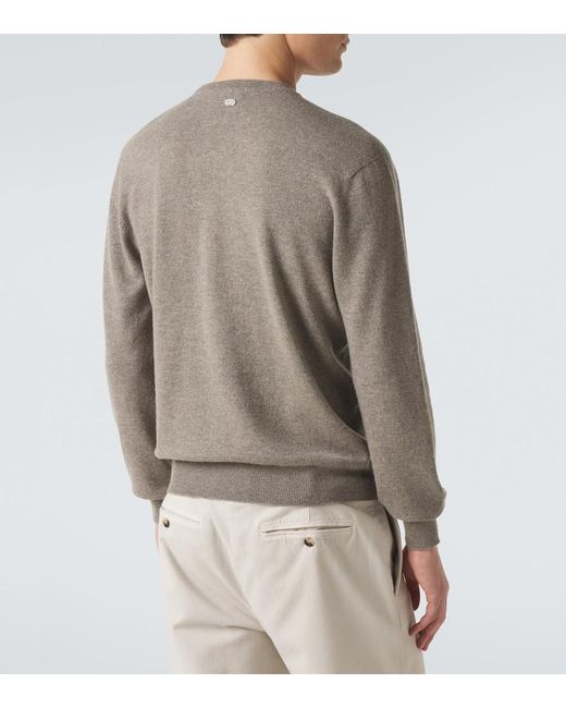 Agnona Gray Cashmere Sweater for men