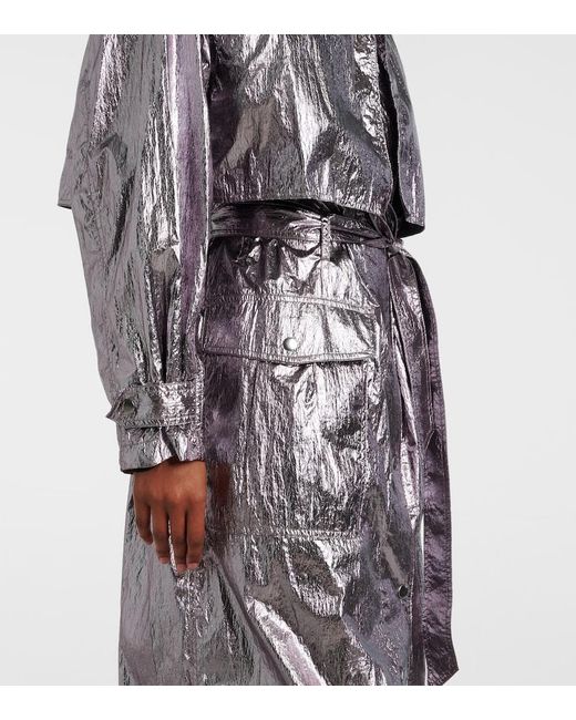 Isabel Marant Gray Lsikagd Trench Coat