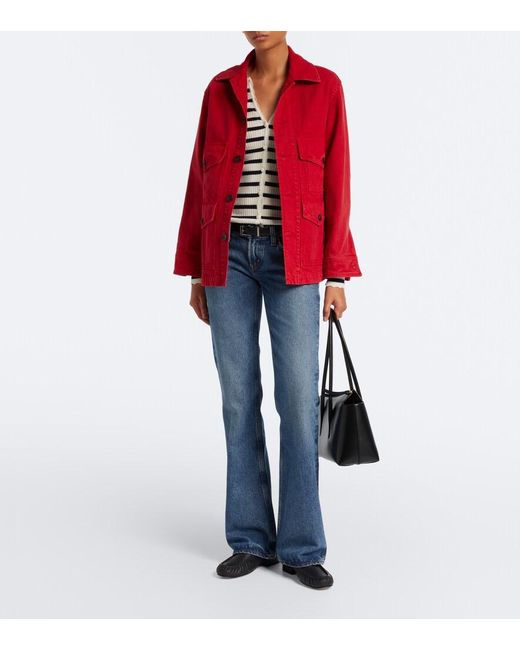 Veronica Beard White Anwin Striped Wool Cardigan