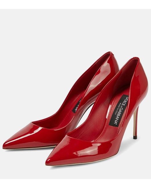 Dolce & Gabbana Red 'Cardinale' Pumps