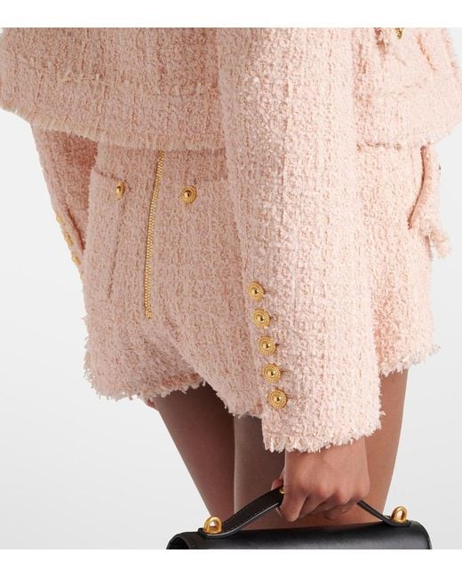Balmain Natural Light Tweed Blazer
